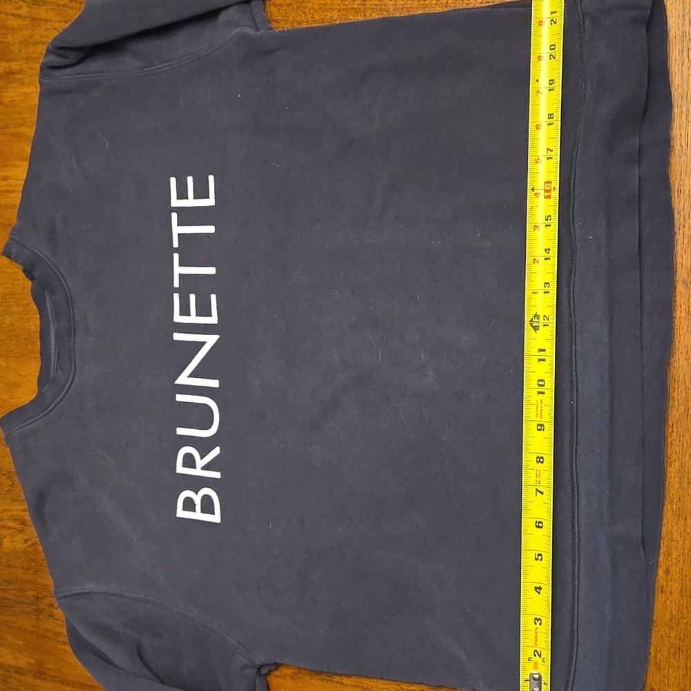 Brunette The Label Dark Grey Crewneck Sweater - Picture 9 of 11